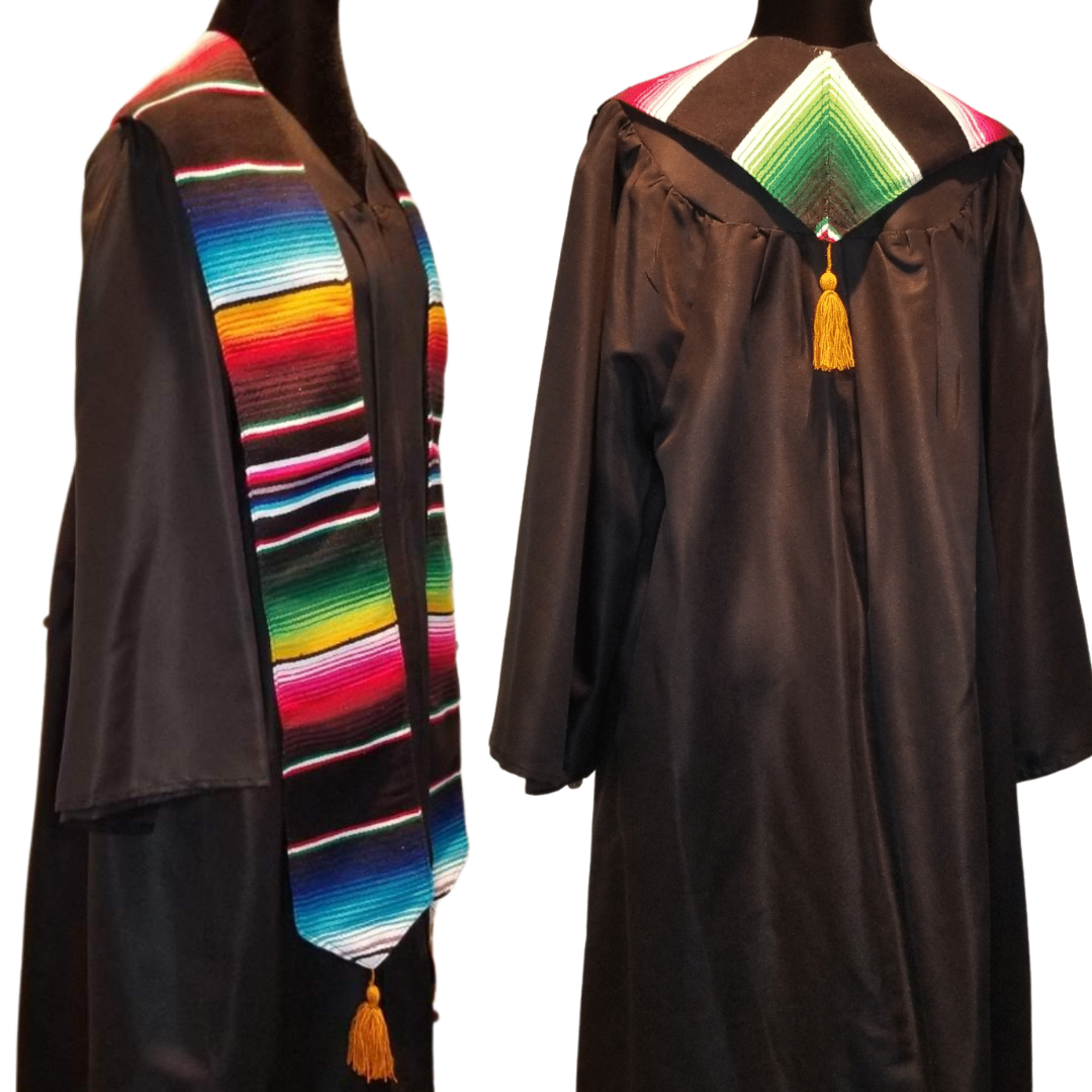 Premium Serape Graduation Stole - Sash with Lining
